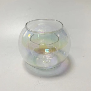 <span class=keywords><strong>Chandelier</strong></span> en verre perlé personnalisé avec fleur bougeoir pour la décoration de la maison décoration de mariage - Product Image 2