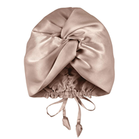 Bonnet en soie 100% personnalisé avec logo, pour dormir, femmes, 22 momme, bonnet de nuit en soie, bande élastique, bonnet en soie de luxe avec OEKO-TEX