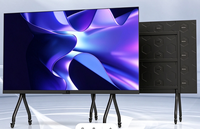 Écran LED haute définition tout-en-un tactile COB P1.2 de 108 pouces, prend en charge les résolutions 2K (1080P) et 4K pour les salles de conférence et les salles d'exposition
