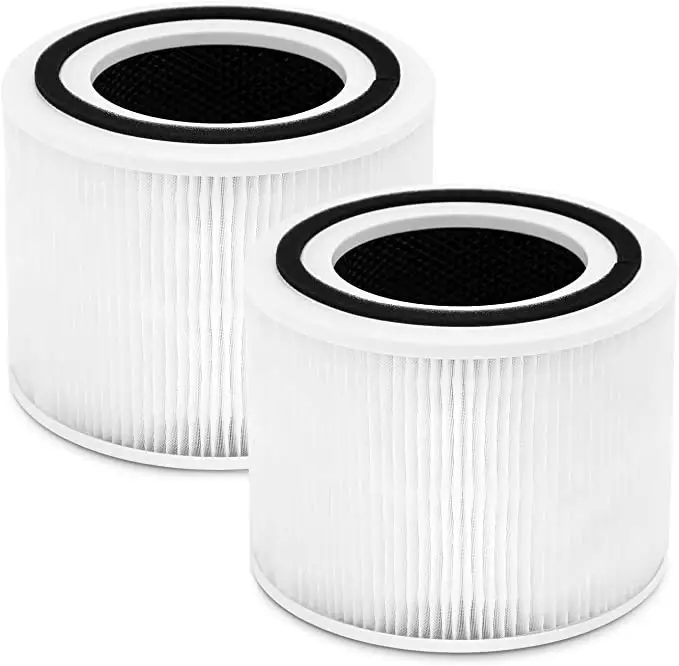 3-in-1 H13 True HEPA Filter Core 300 True HEPA Replacement Filters for LEVOIT Core 300 and Core 300S Vortex Air Air Purifier