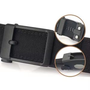 Ceinture à cliquet réglable en nylon pour entraînement quotidien, port dissimulé et chasse, avec glissière en toile robuste et fonctionnement automatique - Product Image 6