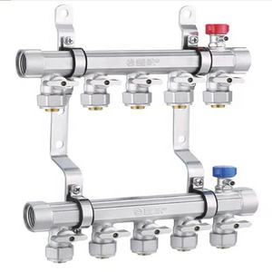 Colector de calefacción de <span class=keywords><strong>suelo</strong></span> <span class=keywords><strong>radiante</strong></span>, 7 circuitos - Product Image 4