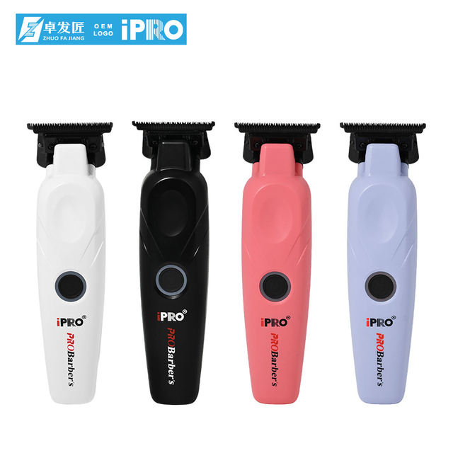 New IPRO 7700RPM Hair Trimmer 1600mAh 180min DLC Blade Professional Hairdressing Tools Grass Trimmers
