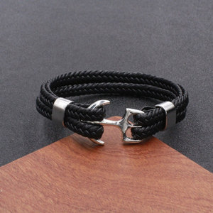 Tarnish Free Waterproof Cute 316l Stainless Steel Fashion String 14k 18k Gold Plated Nautical Bracelets Dainty for Women <b>Men</b> - Product Image 3