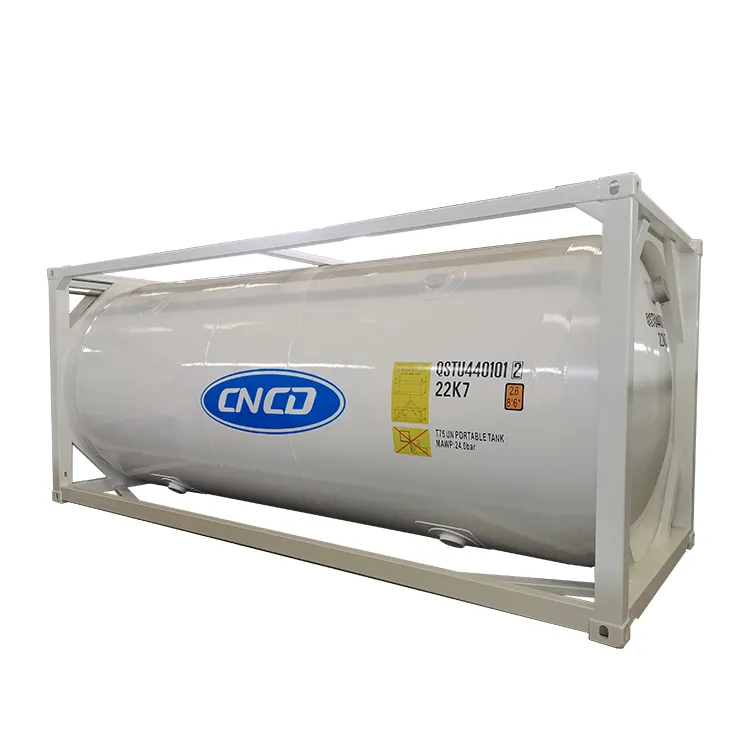 40 피트 ISO LPG 컨테이너 압력 용기 운송 용 ISO LPG 탱크 컨테이너