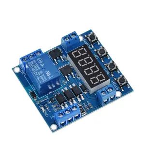 Modul Delay Timer delay trigger OFF voltase, Deteksi batas atas bawah, waktu menghitung kontrol pengisian baterai