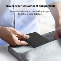 2,5 "HDD SSD SATA USB3.0 carcasa de disco duro para disco duro de aluminio externo HDD SSD con soporte 4TB