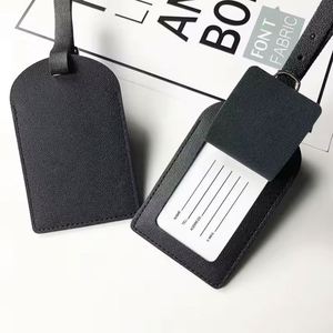 Etiqueta de equipaje de cuero PU en blanco, ajustable, multicolor, de lujo, para billetes de avión, con espacio para nombre, para maletas de viaje - Product Image 1