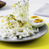 Nouilles de Konjac Instantanées Minceur Faible IG 0g Matière Grasse Pack de 200g pour Repas Sains