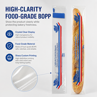 Sacs BOPP transparents personnalisés avec micro-perforations, imprimés en héliogravure, thermoscellables pour l'emballage des légumes et des fruits