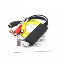 Cantell USB 2.0 Convertisseur VHS vers DVD Vidéo analogique vers Format numérique Audio Vidéo DVD VHS Carte de capture d'enregistrement pour Win 8 Win 10