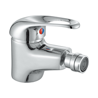 Robinet de bassin de haute qualité en laiton corps unique en zinc poignée robinets chrome robinet de salle de bain