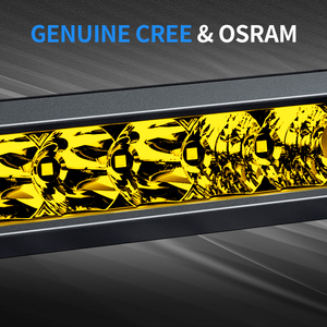 אורורה ללא בורג 12v Offroad משאית LED אור בר קומבו Beam רכב led נהיגה אמבר אור - Product Image 4