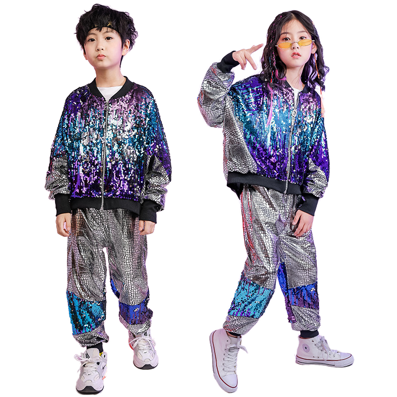 Girls Hip Hop Costume Stylish Dance Wear for Kids