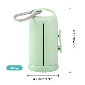 带皮带夹的便携式狗废物分配器快速存取耐用可重复使用的聚合物狗便便袋支架户外宠物清理 - Product Image 5