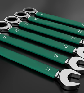 Kualitas tinggi krom kombinasi kunci baja karbon dengan pegangan celup sistem pengukuran metrik OEM & ODM dukungan disesuaikan - Product Image 4