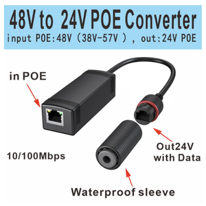 Texasia Gigabit điện áp cao cách ly 10/100/1000Mbps PoE + chuyển đổi 48V 24V Splitter <span class=keywords><strong>Ethernet</strong></span> mô-đun giao tiếp - Product Image 5