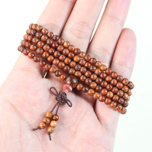 Burmese Rosewood <b>Bracelet</b> 216 Beads 4mm Sandalwood Unisex Traditional Chinese Style Jewelry Everyday Wear - Product Image 2