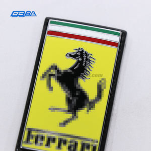 Coque de protection légère pour clé Ferrari F8, jaune, en véritable fibre de carbone - Product Image 4