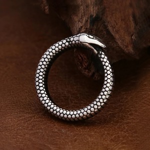 Yunnique-Anillo de cobra de acero inoxidable para hombre, diseño de animales, forma de serpiente, joyería de moda, regalo, talla 7, 8, 9, 10, 11, 12, 13 - Product Image 4