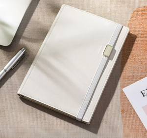 Libreta <span class=keywords><strong>de</strong></span> Cuero Texturizado A5 para Negocios, Diario Simple, Agenda Portátil, Logotipo Personalizable - Product Image 5