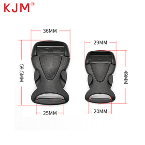 Accesorios para bolsas deportivas de exterior, hebilla de liberación lateral de plástico de 20 mm y 25 mm para accesorios de mochila de senderismo - Product Image 1