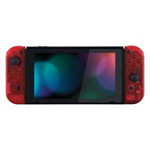 Nintendo <span class=keywords><strong>Switch</strong></span>에 대한 NS 게임 패드 컨트롤러 하우징 케이스 커버에 대한 eXtremeRate 도매 클리어 레드 교체 쉘 - Product Image 5
