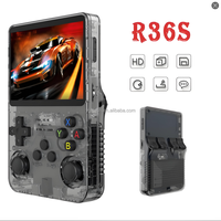 Console portable rétro GAMINJA R36s 64 Go avec accessoires R36s et écran rétro de 3,5 pouces