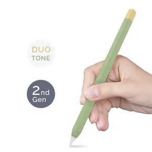 Tutucu Stylus kalem kapak a-pple Ipad Tablet için uyumlu dokunmatik kalem koruyucu kılıf Apple kalem 2 için yumuşak silikon kılıf lüks