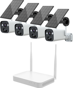 10 kênh 5MP CMOS IP66 ngoài trời Wifi hệ thống máy ảnh với góc rộng tầm nhìn ban đêm lưu trữ đám mây không dây NVR Bộ dụng cụ ứng dụng eseecloud - Product Image 1