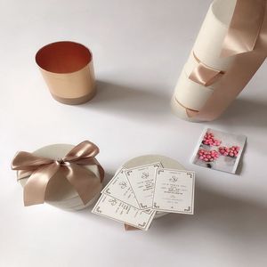 Hộp Bao Bì Hình Trụ Tròn Bằng Nhung Thiết Kế Tùy Chỉnh Hộp Giấy Ống Đựng Đồ Lót Hộp Tròn Quần Áo Bằng Bìa Cứng Thân Thiện Với Môi Trường - Product Image 3