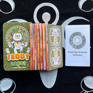 Oferta Especial: Cartas del <span class=keywords><strong>Tarot</strong></span> con Estampado Dorado en Caja de Hierro, Cartas del Oráculo en Inglés, Juego de Cartas - Product Image 3