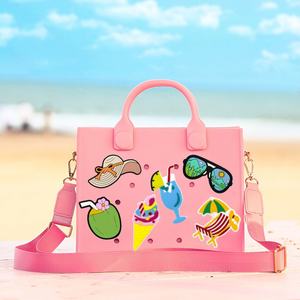 2025 Neue große EVA Strandkorb-Tasche Bogg Bag Zubehör-Einsätze Ersatz Strand Reise Schmetterlings-Dekorationsanhänger - Product Image 1