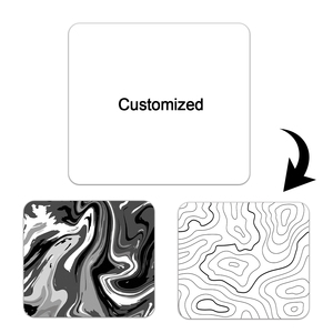 OEM Small Square Size White Mousepads Non-Slip Rubber Base <b>Computer</b> Mousepad Smooth Surface Mouse Control Mouse Pads for <b>Desk</b> - Product Image 2