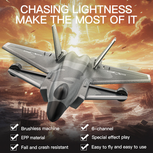 เครื่องบินบังคับวิทยุแบบปีกตรึง รุ่น <span class=keywords><strong>J20</strong></span> เครื่องบินรบจำลอง บังคับด้วยรีโมทคอนโทรล เครื่องร่อนไฟฟ้า ควบคุมง่าย ของเล่นกลางแจ้งสำหรับเด็กและผู้ใหญ่ ของขวัญ - Product Image 1