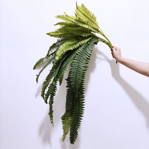 Gazon artificiel péruvien, vente en gros, Simulation de vert, pot de plantes feuilles pour la décoration murale - Product Image 4