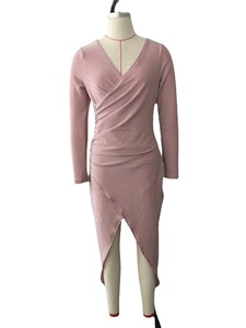 Hoge Kwaliteit Sexy Lange Mouw Slim Fit Deep V Party Avondjurken Onregelmatige Rok Banket Zeemeermin Vrouwen Kleding <span class=keywords><strong>Prom</strong></span> Dress - Product Image 5