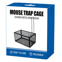 Piège à souris sans cruauté, haute sensibilité, en acier inoxydable, cage de capture vivante pour souris et rats, sans danger pour les animaux domestiques et les enfants, jetable