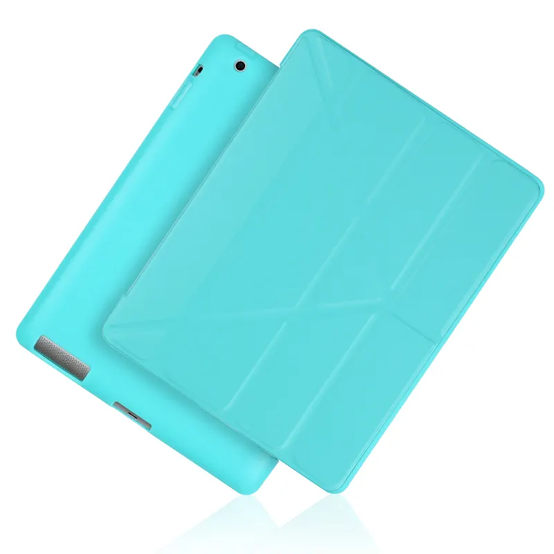 Front Smart Cover for iPad 2 Auto Wake Sleep Function Tablet Case for iPad 2/3/4