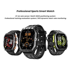 Nouvelle montre connectée robuste C32 Pro 2026 pour l'extérieur avec autonomie ultra longue, étanchéité profonde, compatible Android et <span class=keywords><strong>iPhone</strong></span> - Product Image 1