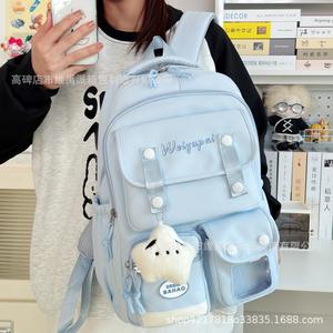 Waterproof Fashion Nylon <b>Backpack</b> with Zipper Closure for School College Travel & Work-Durable Laptop Bag - Product Image 4