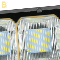 Projecteur LED solaire 30W 60W 100W 200W 300W IP66 pour extérieur, boîtier en aluminium, garantie de 2 ans