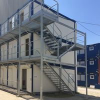 Escaliers coupe-feu en acier au carbone durables à longue durée de vie avec surface galvanisée à chaud, option économique pour l'extérieur, prix d'usine
