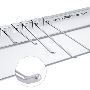Estante de supermercado Anti robo accesorio de la tienda de Metal de pared Mdf Slatwall gancho de la pantalla - Product Image 1