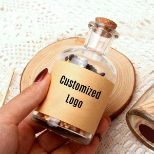 Allumettes de sécurité en bois avec logo <span class=keywords><strong>personnalisé</strong></span>, flacon en verre de luxe, allumettes avec bouchon, étiquette privée, allumettes pour bougies, cigares et spas - Product Image 2