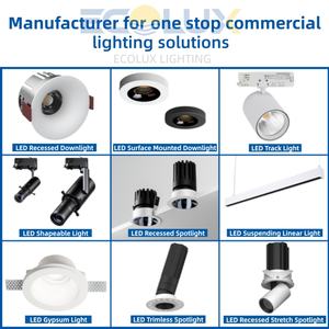 Ingebouwde aluminium spotverlichting anti-verblinding 3CCT RA80 1W ronde mini COB LED spots - Product Image 4