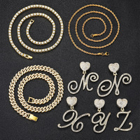 Charme de lettre initiale d'écriture cursive RQ, monogramme, petite lettre CZ, pendentif personnalisé avec nom