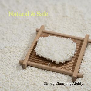 Litière pour chat en manioc OEM, écologique, biodégradable, à absorption rapide, sans poussière, fond antiadhésif, 5L - Product Image 3