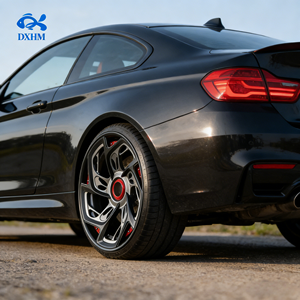 Rines Negros y Rojos Mecanizados de 20 21 22 23 24 Pulgadas, 21x10J 5x114.3, 5 Orificios, Rines de Aleación Forjados Personalizados para Autos Deportivos de Carreras y Sedanes - Product Image 5