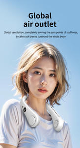 <span class=keywords><strong>Ventilador</strong></span> de Cuello Recargable Portátil de Verano con Control de Botones, Mini <span class=keywords><strong>Ventilador</strong></span> de Aire sin Aspas, Manos Libres, para la Copa Mundial de Fútbol 2026 - Product Image 3